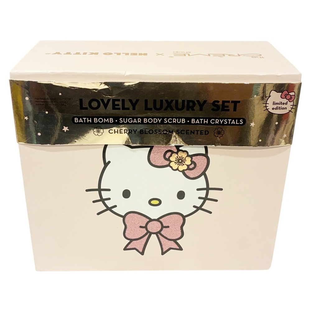 Limited Edition The Creme Shop X Hello‎ Kitty Lovely Luxury Set Crystal Cleanse